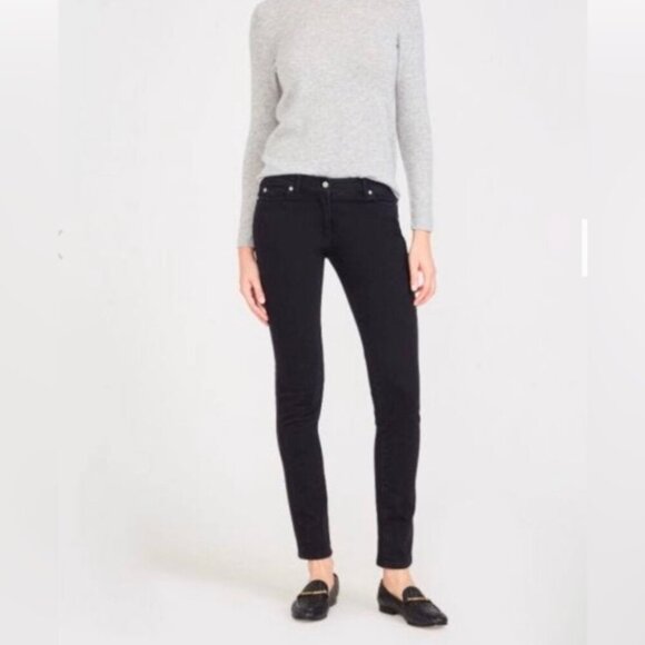 J. McLaughlin “LEXI” Stretch Slim Leg Crop Chinos, Black, Size 14 - Picture 1 of 12